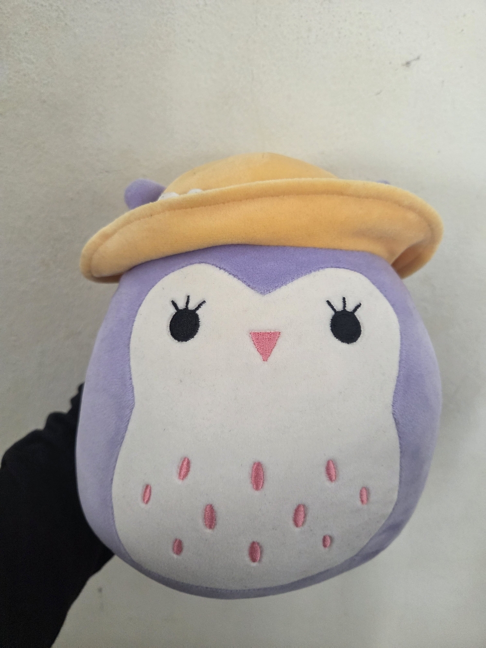 Squishmallows Purple and Yellow Owl Plush